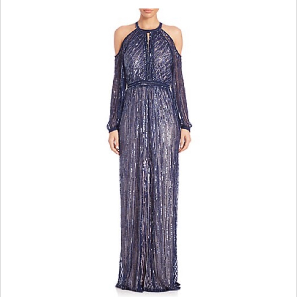 PARKER BLACK SEQUIN DRESS